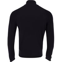 HUGO BOSS｜SWEATSHIRTS (Perform-X Crew Neck Sweater (504 BOSS - Zip-neck regular-fit sweater with logo detail - Black