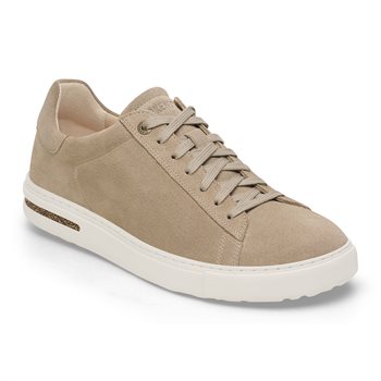 Birkenstock Bend Low Suede Leather Sneakers in Taupe